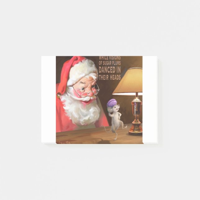 CON32 Santa 2 Sugar Plums.tif Post-it Notes (Front)