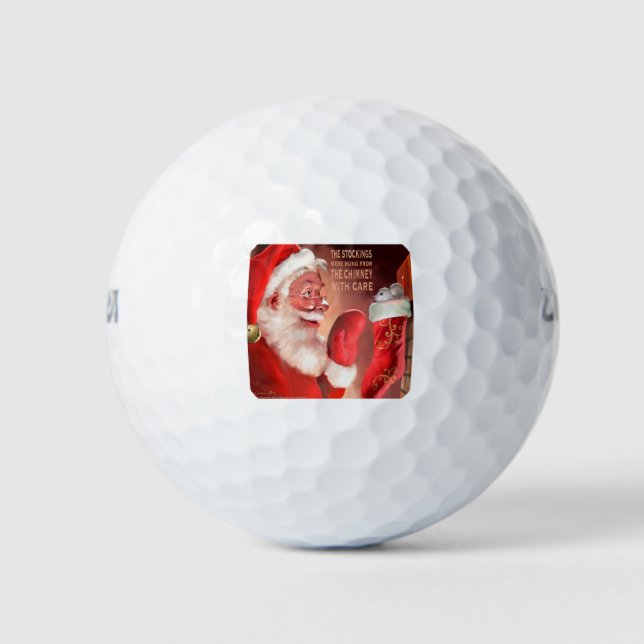 CON33 Santa 3 Stockings.tif Golf Balls (Front)