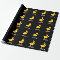 Con-duck-tor Funny Music Conductor Duck Pun Dark B