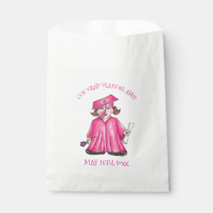 Con "grad" ulations Girl Graduate Cap Gown Diploma Favour Bag