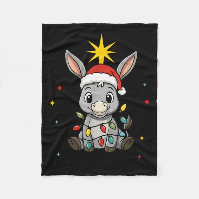 Con Mi Burrito Sabanero Mexican Tuki Tuki Latino X Fleece Blanket (Front)