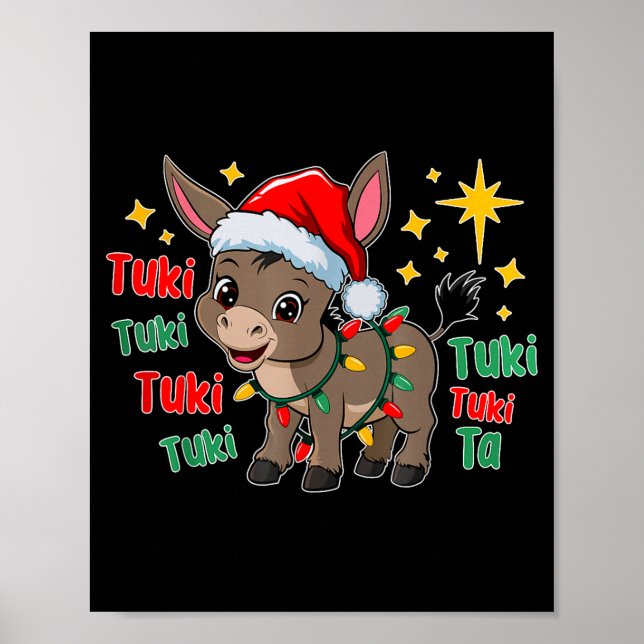 Con Mi Burrito Sabanero Mexican Tuki Tuki Latino X Poster (Front)