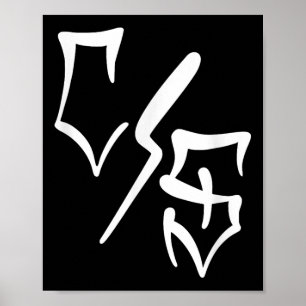 Con Safos Tattoo Graffiti Chicano Art Mexican Amer Poster