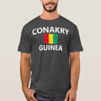 Conakry Guinea Flag City  T-Shirt