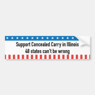 Concealed Carry Bumper Sticker