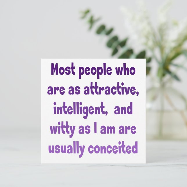 conceited1 card (Standing Front)