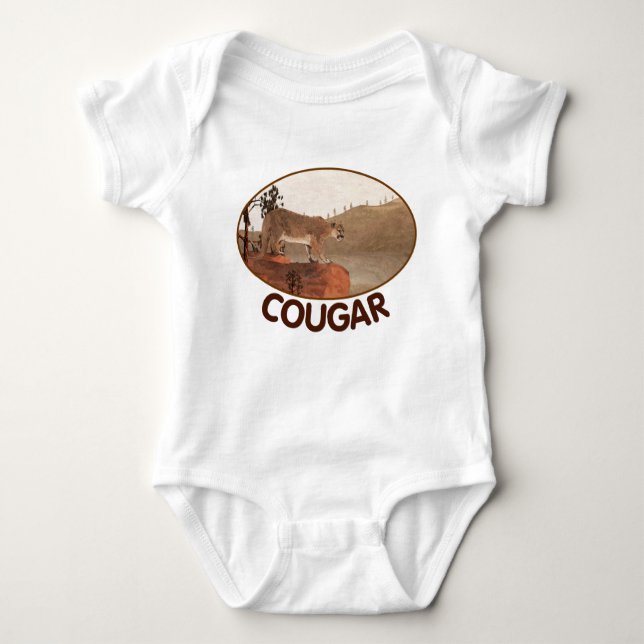 Concentration - Cougar Baby Bodysuit (Front)