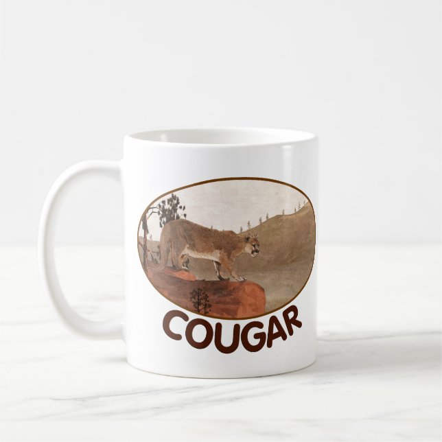 Concentration - Cougar Coffee Mug (Left)