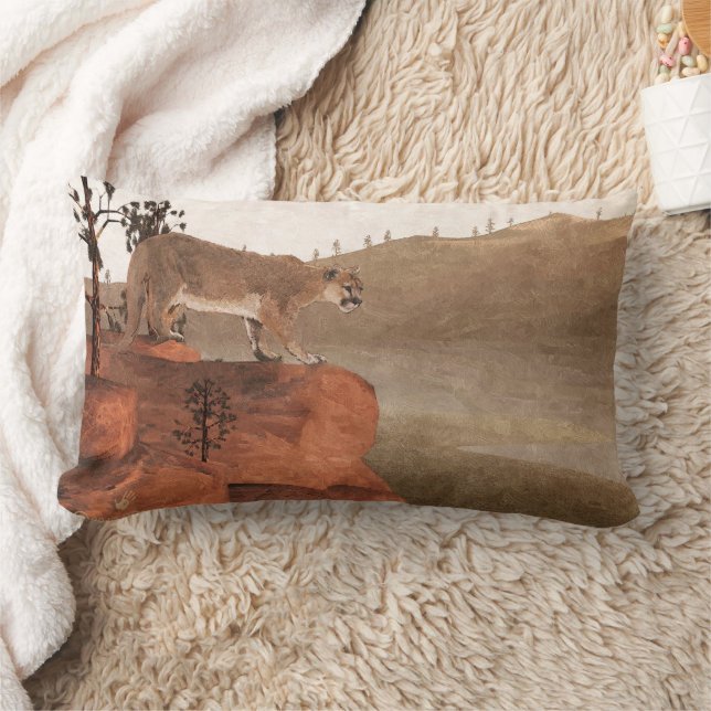 Concentration - Cougar Lumbar Cushion (Blanket)