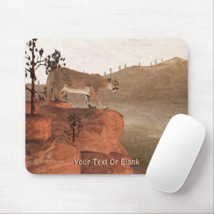 Concentration - Cougar Mouse Pad