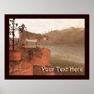 Concentration - Cougar Poster