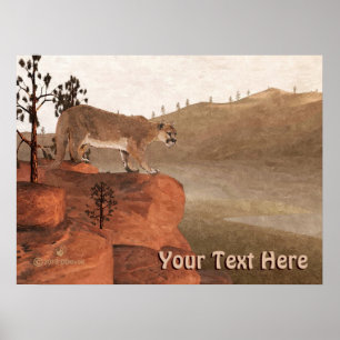 Concentration - Cougar Poster