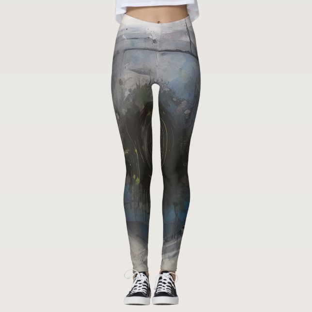 Concentric Abyss Leggings (Front)