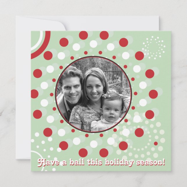 Concentric Circle Holiday Greetings (Front)