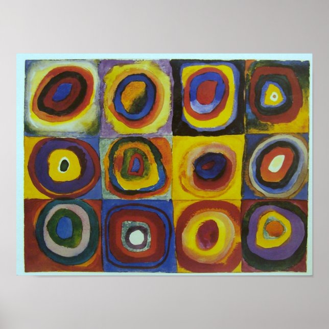 Concentric Circles, 1913 Poster (Front)