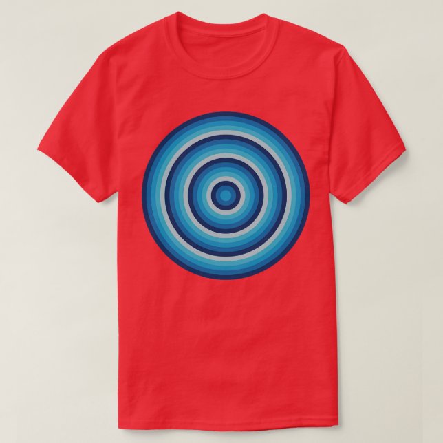 Concentric Circles 6 T-Shirt (Design Front)