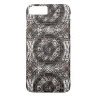 Concentric Circles African Tribal Print chocolate