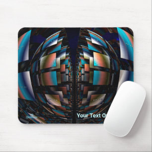 Concentric Hemispheres Mouse Pad
