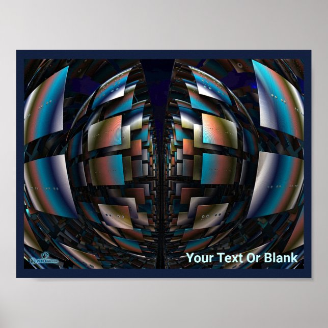 Concentric Hemispheres Poster (Front)