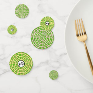 Concentric Leaf Rings by Kenneth Yoncich Confetti