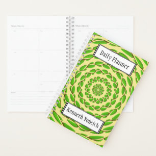 Concentric Leaf Rings by Kenneth Yoncich Planner