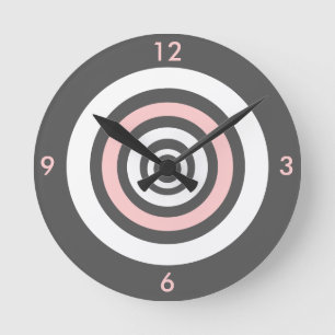 Concentric - pink round clock