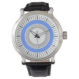 Concentric Rays - Baby Blue Watch