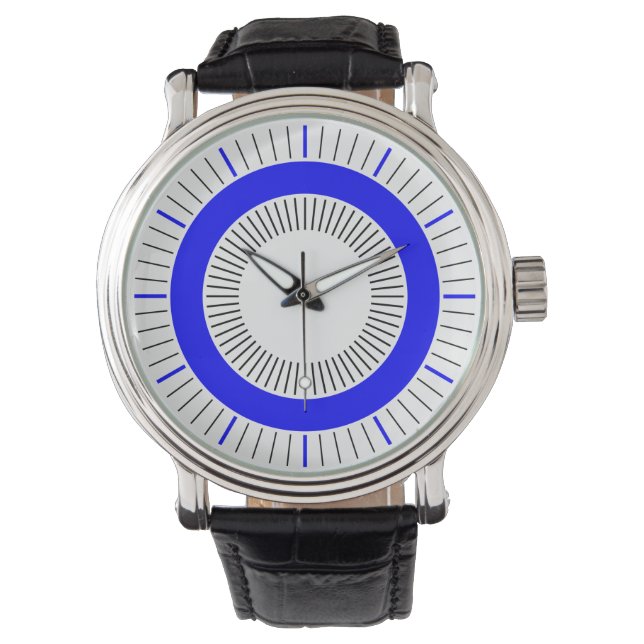 Concentric Rays - Blue Watch (Front)