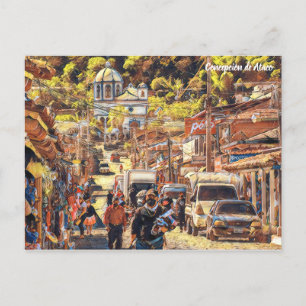 Concepción de Ataco, El Salvador, Art. Postcard