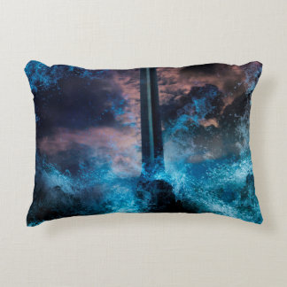 Concept Art in the concept of “Bangkok Tsunami” T Decorative Cushion
