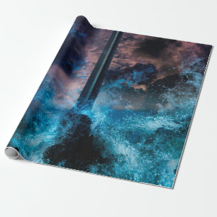 Concept Art in the concept of “Bangkok Tsunami” T Wrapping Paper