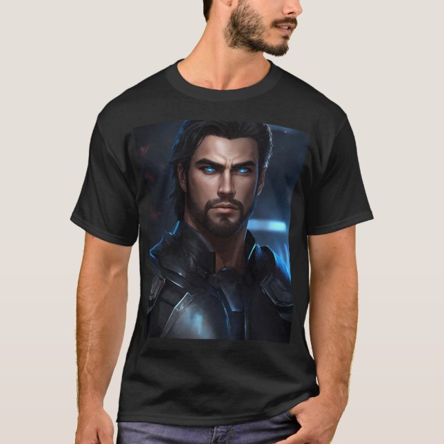 concept art of a handsome man T-Shirt (Front)