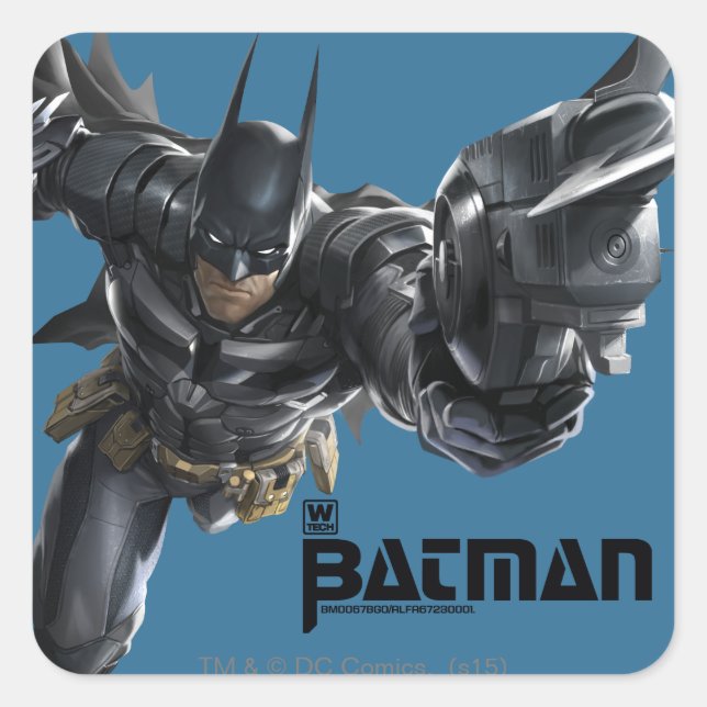 Concept Batman With Batclaw Square Sticker (Front)