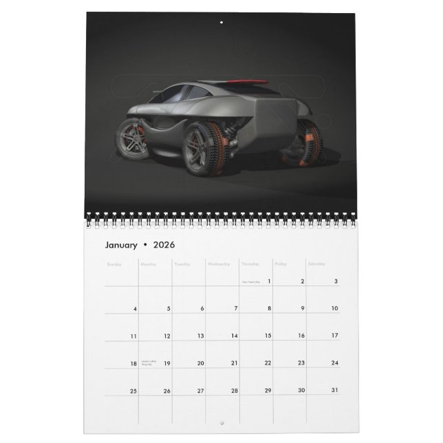 Concept Cars 2008 Calendar (Jan 2026)