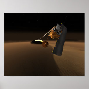 Concept for Mars Volcanic Emission Life Scout Poster