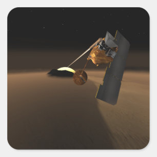 Concept for Mars Volcanic Emission Life Scout Square Sticker