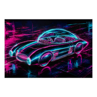 Concept Future Car Poster