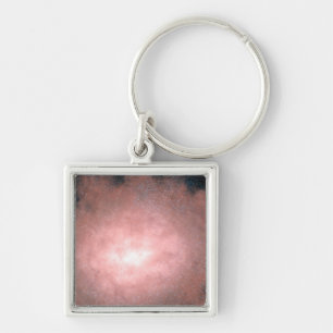 Concept of what a dusty and bright galaxy key ring