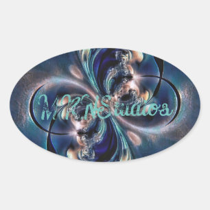 Conception oval sticker