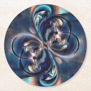 Conception  round paper coaster