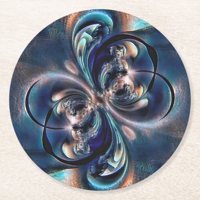 Conception  round paper coaster (Front)