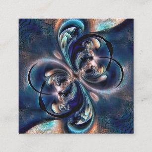 Conception square business card