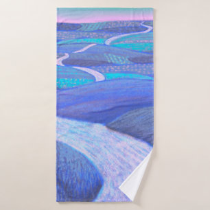 Conceptual art, surreal artwork, hope life dream w bath towel