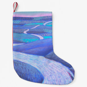 Conceptual art, surreal artwork, hope life dream w small christmas stocking