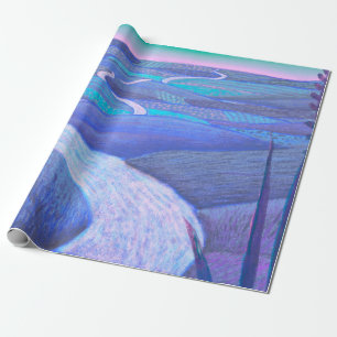 Conceptual art, surreal artwork, hope life dream w wrapping paper