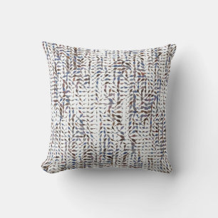 Conceptual background leaves drawing pattern. Styl Cushion