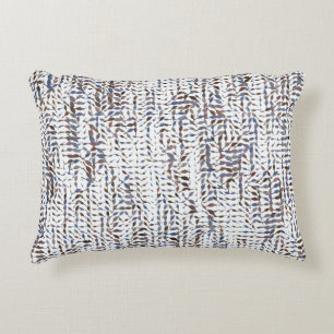 Conceptual background leaves drawing pattern. Styl Decorative Cushion