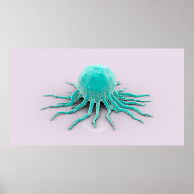 Conceptual Image Of Cancer Virus 2 Poster (Front)