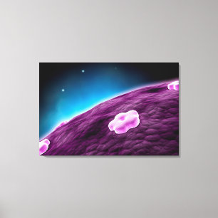 Conceptual Image Of Cell Nucleus Canvas Print
