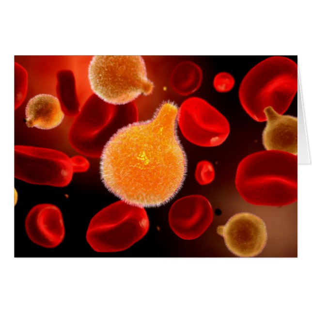 Conceptual Image Of Plasmodium Causing Malaria 2 (Front Horizontal)